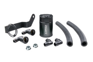 Corsa Aluminum Oil Catch Can w/ Bracket | 2015-24 Challenger, Charger 6.2L | 2018-21 TrackHawk | 2021-24 Durango 6.2L  corCC0006