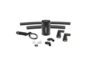 Corsa Aluminum Oil Catch Can w/ Bracket | 2015-2017 Ford Mustang GT 5.0L V8 corCC0014