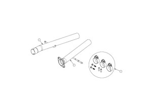 Corsa Sport to Xtreme / 2.75 in Head Pipes | 2018-21 Jeep Grand Cherokee TrackHawk cor21053