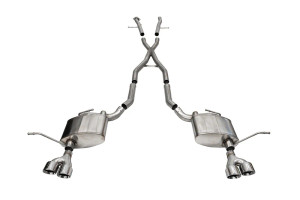 Corsa Xtreme, Sport / 2.5 in Cat-Back 4.0 in Twin Tips | 2014-21 Jeep Grand Cherokee 5.7L cor21188