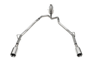 Corsa Sport / 3.0 in to 2.5 in Cat-Back DRE 5.0 in Single Tips | 2025+ RAM 1500 3.0L Turbo cor21309
