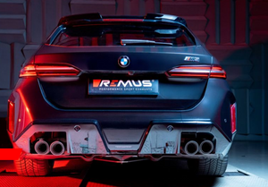 REMUS  Axle-back Sport Exhaust BMW M5 G90 Sedan / G99 Touring, stainless steel, with integrated valves  rms082025 0500LR