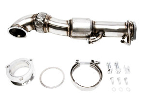 PLM Power Driven Downpipe Hyundai Veloster Turbo 2013 + & KIA Forte 2014+ GT - PLM-HFS-DP-CAT