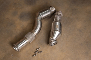 Valvetronic BMW G8X M2 / M3 / M4 400 Cell Catted Downpipes - BMW.G8X.M2.M3.M4.FF.400C.BR