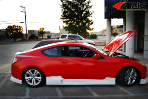 Ark Performance 2010-2016 Hyundai Genesis Coupe C-FX Fiberglass Side Skirts FG0702-1001