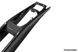 Carbonado 2022-UP Ferrari 296 GTB GTS OE Style Dry Carbon Fiber center control surround panel rear end