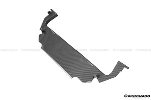 Carbonado 2010-2015 Ferrari 458 Italia OE Style Autoclave Carbon Fiber Firewall Cover | Engine Bay Trim panel Replacement