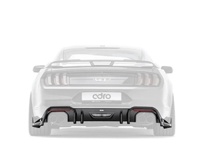 ADRO USA Carbon Fiber Rear Diffuser Ford Mustang 2018-2023 A16A10-1301