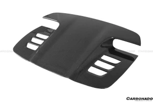 Carbonado 2010-2015 Ferrari 458 Spider Style Double Carbon Fiber Engien Hood Trunk