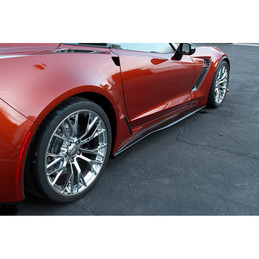 APR Performance Chevrolet Corvette C7 Z06 Carbon Fiber Side Rocker Extensions/ Side Skirts