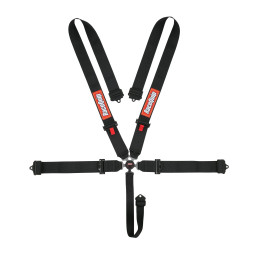 RaceQuip CAMLOCK 5PT 3IN SFI16.1 HARNESS BLK - Black - 3 in. Lap and Shoulder - 2 in. Sub 741001RQP