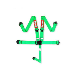 RaceQuip LNL 5PT 3IN SFI16.1 HARNESS GREEN - Green - 3 in. Lap and Shoulder - 2 in. Sub 711071RQP