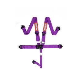 RaceQuip LNL 5PT 3IN SFI16.1 HARNESS PURPLE - Purple - 3 in. Lap and Shoulder - 2 in. Sub 711051RQP