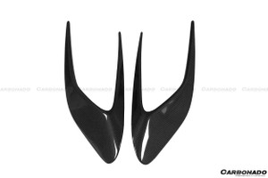 Carbonado 2015-2019 Ferrari 488 GTB Spider MSY Style Carbon Fiber Side Air Intake Flaps