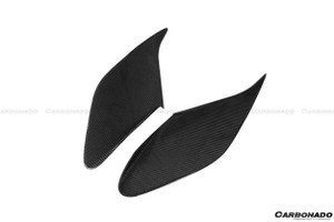 Carbonado 2015-2024 Ferrari 488 GTB Spider And F8 MSY Style Carbon Fiber Side Air Intake Flaps