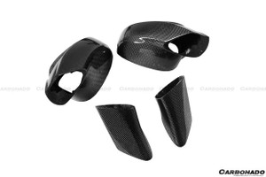 Carbonado 2015-2020 Ferrari 488 GTB Spyder OE Style Carbon Fiber Mirror Repalcement