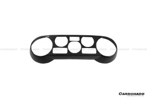Carbonado 2015-2020 Ferrari 488 GTB Spider Dry Carbon Fiber AC Control Panel Cover