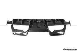 Carbonado 2018-2020 Ferrari 488 Pista OEM Style Carbon Fiber Rear Diffuser