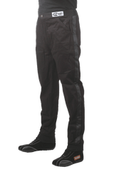 RaceQuip Single Layer Fire Suit Pants - Black - 3XL 112008RQP