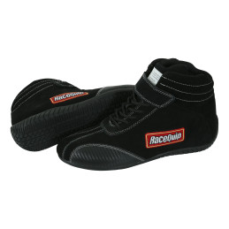 RaceQuip Euro Carbon-L Series Race Shoes - Black - 8.5 US Mens (Womens 10.5) 30500085RQP