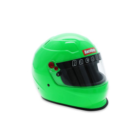 RaceQuip Pro Youth Full-Face Helmet - Fluorescent Green - Youth 2267796RQP