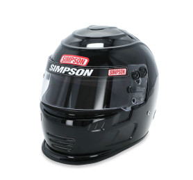 Simpson Racing Speedway Shark Racing Helmet - 7 3/4 - Black 7707342