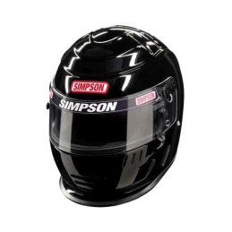Simpson Racing Speedway Shark Racing Helmet - 7 1/8 - Black 7707182