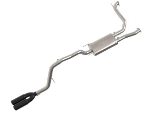 aFe Vulcan Series 3 IN 304 Stainless Steel Cat-Back Exhaust System w/ Black Tip Nissan Armada 25-26 V6-3.5L (tt) - afe49-36143-B