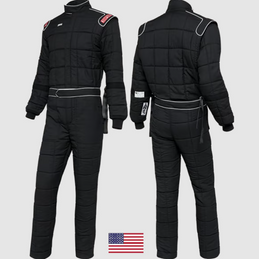 Simpson Racing Racing Suit - Large - Black 4802341