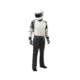 Simpson Racing Legend II SFI-1 Racing Suit - Small - Black / Gray L205171