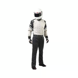 Simpson Racing Legend II SFI-1 Racing Suit - XL - Black / Gray L205471