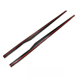 StradaWerks Dry Carbon Fiber Side Skirt Extensions - G87 M2