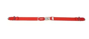 Simpson Racing Latch & Link Seatbelt - Lap Belt - 62" - Bolt In - Pull Up - RED 29004R