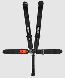 Simpson Racing STD. Latch & Link 5pt. Harness - 55"SEAT BELT-INDIV HARN WRAP - Black 29064BK