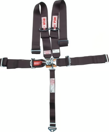 Simpson Racing Latch and Link Lap Wrap-Around 5-Point Pull-Down Harness - Black 29064BKH