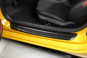 StradaWerks  Dry Carbon Fiber Door Sill Trim - MK5 Supra