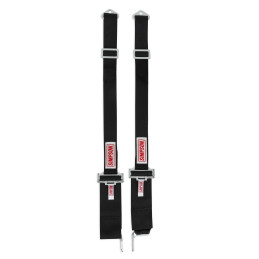Simpson Racing Latch and Link Shoulder Harnesses - Compatible with SFI 38.1 Head and Neck restraint. Individual shoulder harnesses 30010BK
