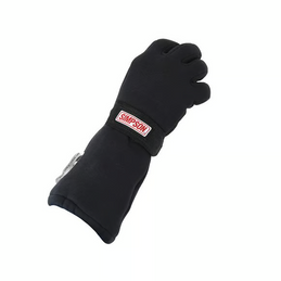 Simpson Racing Holeshot-22 Drag Glove XL - Black - SFI 3.3/20 Rated 37017XK