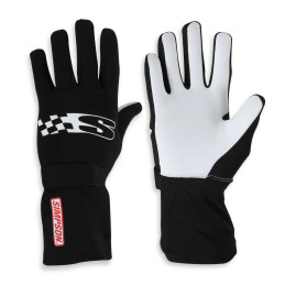 Simpson Racing Super Sport Gloves - XXS - Black - SFI 3.3/1 SSYK