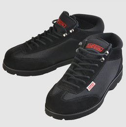 Simpson Racing Garage Crew Shoes Size 12.5 - Black 57125BK