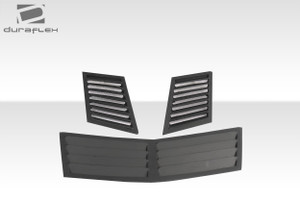Duraflex Universal  Trackstar 1 Hood Vents - 3 Piece - 114604