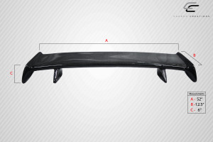 Carbon Creations Universal Skyline Wing Trunk Lid Spoiler - 1 Piece (S) - 102948
