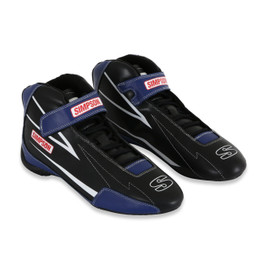 Simpson Racing Supercoil Shoe Black/Blue - Size 12 SC120B