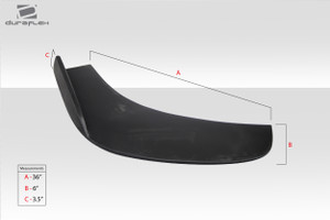 Duraflex Universal Front Splitters - 2 Piece - 102225