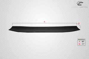 Carbon Creations Universal 80" VRX Air Foil Blade ( includes 2 brackets only, stands and end caps sold separately ) - 3 Piece - 114478