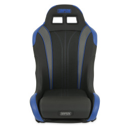Simpson Racing Vortex II Off-Road Suspension Seat - Black / Blue S104-307