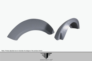 AF-5 2008-2013 BMW M3 E92 2DR Coupe  Wide Body Rear Fender Flares ( GFK ) - 2 Piece (S) - 112894