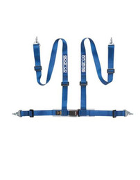 Sparco Belt 2 Inch Blue 4Pt Snap-In spa04604BM1AZ