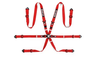 Sparco BELT COMP H2 PD 6PT STEEL RED spaBRN0040B0R0100N