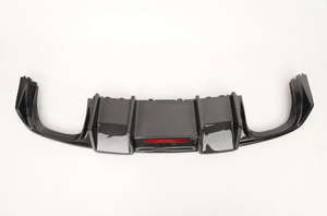 German Car Accessories 2014-2016 Audi A3/S3 Carbon Fiber Diffuser with LED Brake Light 8V A3/S3